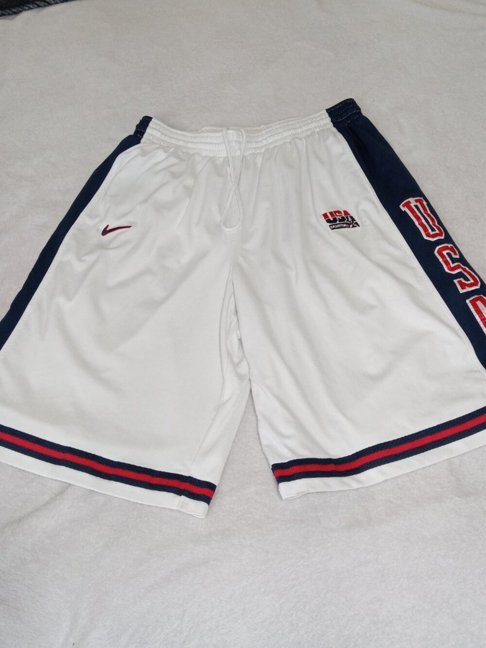 AUTHENTIC Nike Team USA Basketball Shorts 90s Dream Team Olympics Size XL Clean - Picture 7 of 16